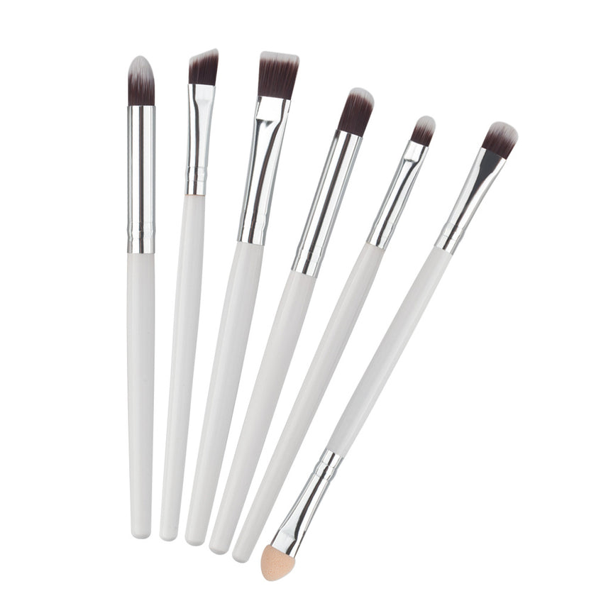 6PCS eye makeup cosmetics Alpscommerce Brushes Set for Eyeshadow eyebrow lip eyeliner brush beauty make up tools