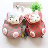 Foreign trade Korean version of pure cotton children's shoulder knapsack