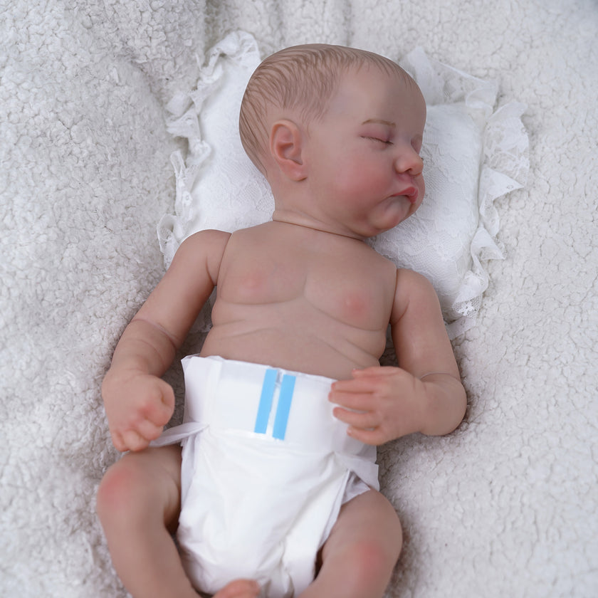 3D Painting Bebe Reborn Doll Levi Finished Ready Baby Handmade Hair High Quality Reborn Doll For Girls Gift Toy