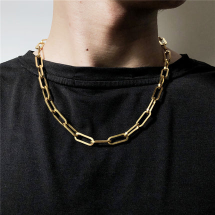 Titanium Steel Men Hip Hop Cold Wind Necklace Women