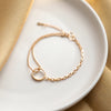 Women's geometric temperament hollow bracelet