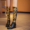 Knight boots cowhide leather boots