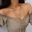 Retro exaggerated multi-layer necklace