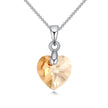 Austrian gold-plated crystal necklace