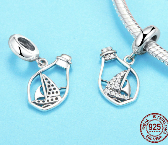 S925 Sterling Silver Bracelet beads DIY accessories