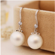 Pearl Earrings With Female Korean White Copper Plating