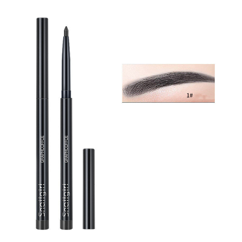 Auto-rotating Eyebrow Pencil And Eyeliner Pen For One Stroke