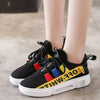 Thick bottom net running shoes for women