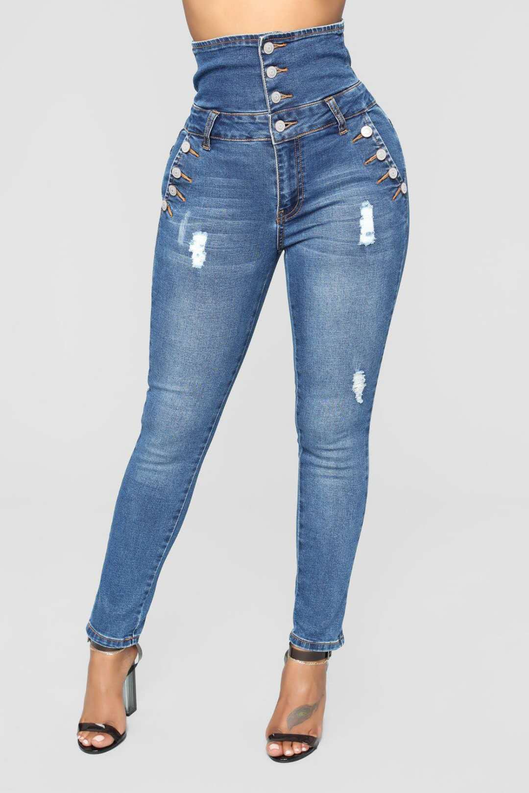 Ripped hole fashion Jeans for Women