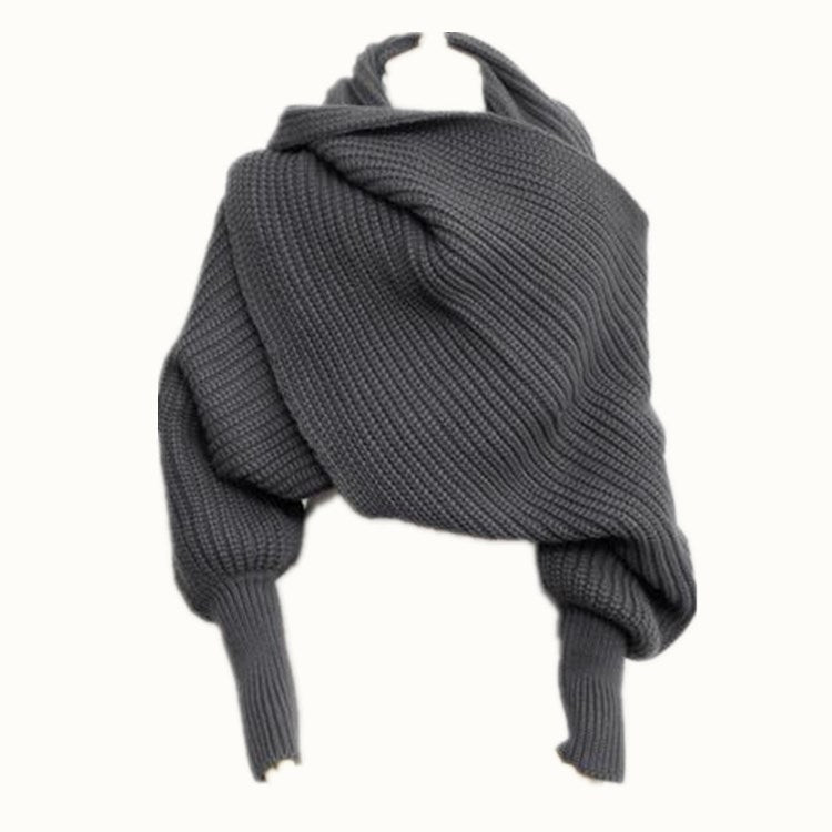 Sweater Scarf Cashmere Ladies Girl Woman Clothing Casual Wear