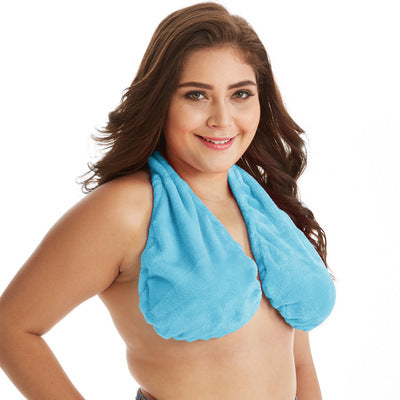 Towel Bra Bath Towel Hanging Neck Wrapped Chest shower towel underwear towel