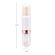 Retractable double head makeup brush