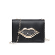 Lip phone bag messenger chain pouch