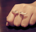 Angel wings full diamond ring