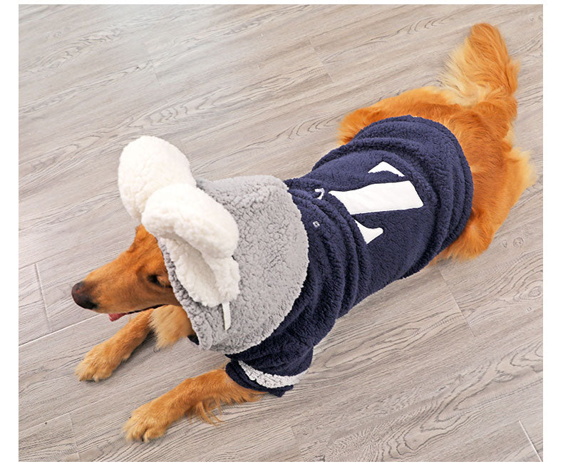 Large dog pet autumn winter coat