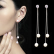 Simulated Pearl Drop Earrings