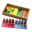 Color corresponding to building block teaching aid