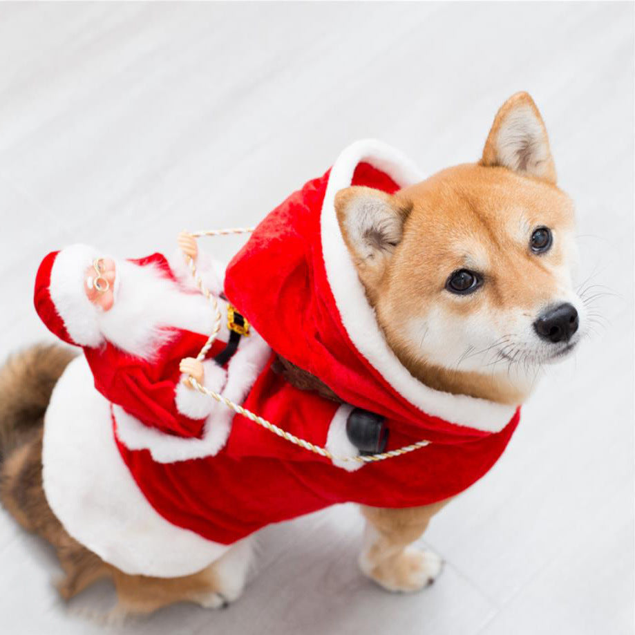 Alpscommerce Fashion pet Clothes Green Elf Pet Dog   Costume