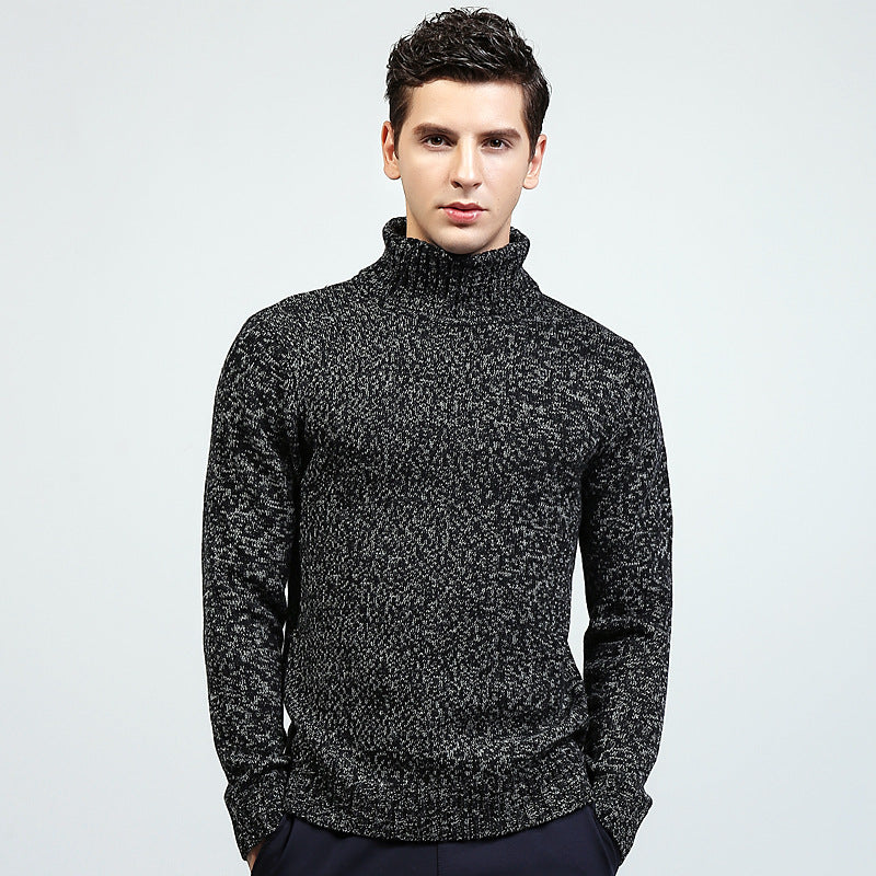 New Sweater Knit Sweater Men's Turtleneck Sweater Men