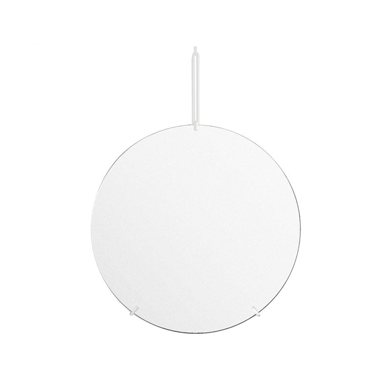 Nordic minimalist style wall-mounted round mirror