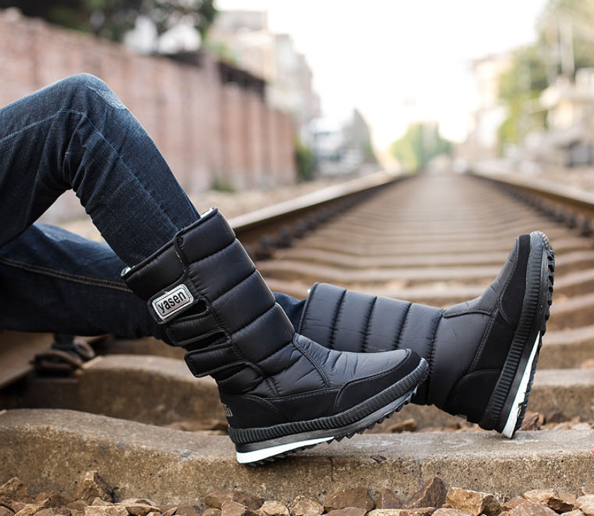Long high-top men's boots