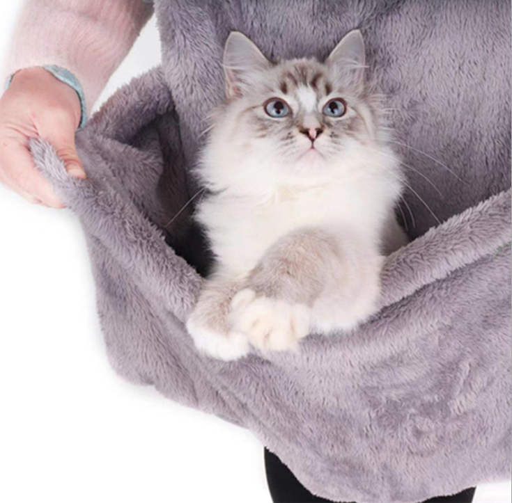 Pet out carrying bag cat cat bag with sleeping chest apron to prevent clothing