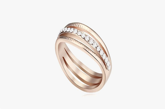 Austrian Crystal Rings - Meet and Hate Late High-end Crystal Jewelry Korea Korean Jewelry Manufacturers Wholesale