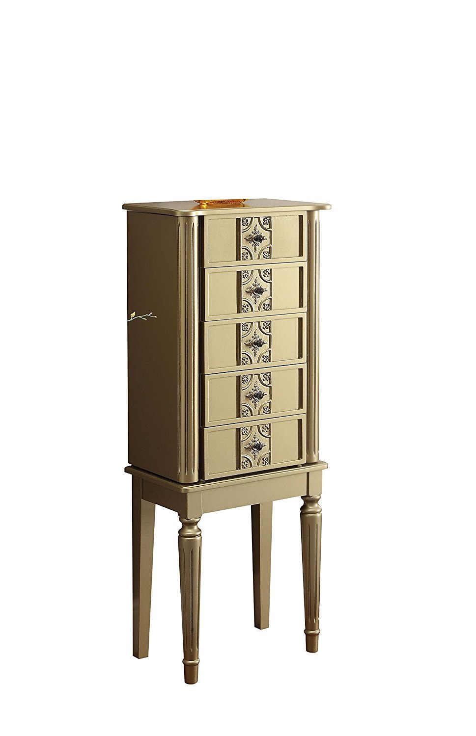 16' X 10' X 40' Silver Mirror Jewelry Armoire