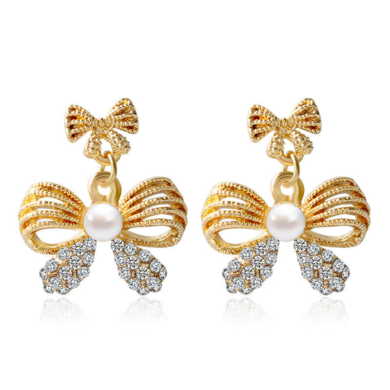 Wholesale real gold flowers, crystal water drops, peacock two piece suite, pendant necklace, jewelry set, women's Bridal Jewelry