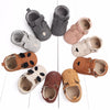 Spring and autumn cartoon animal baby shoes matte leather non-slip soft bottom baby shoes wholesale 0884