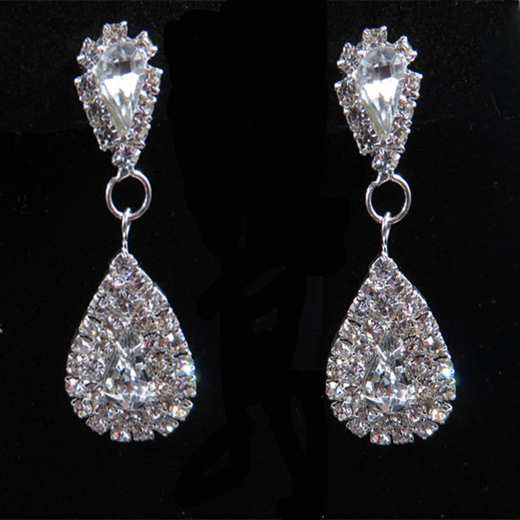 Wedding Accessories Earrings Set Drop Necklace Aliexpress