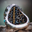 Alpscommerce Handmade Men And Women Monkey King Ring Vintage Silver Gifts