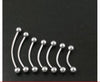 Titanium Steel Curved Rod Umbilical Nail Belly Button Ring Female