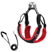 Suede Pet Chest Harness Dog Vest Leash