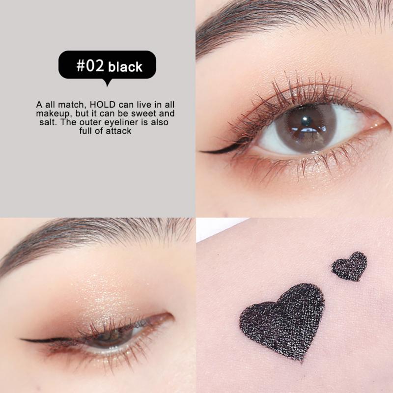 Waterproof And Sweat-proof Soft Brush Tip Pearlescent Liquid Eyeliner Pen