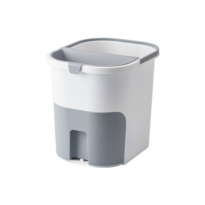 Household Dry And Wet Separation Kitchen Drain Trash Bin Kitchen Waste Trash Storage Bin