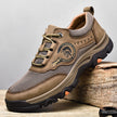 Large Size Outdoor Sports Shoes Men's First Layer Cowhide