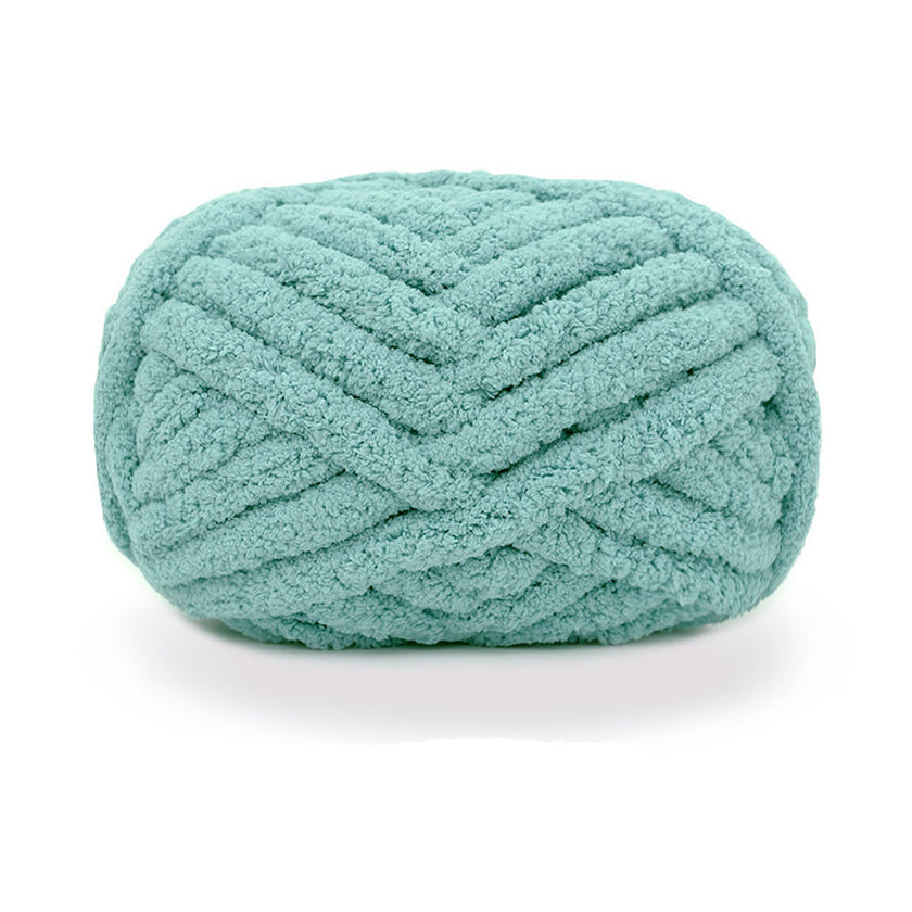 Hand-knitted Rug Weaving Rugs With Thick Yarns And Extra Thick Needles