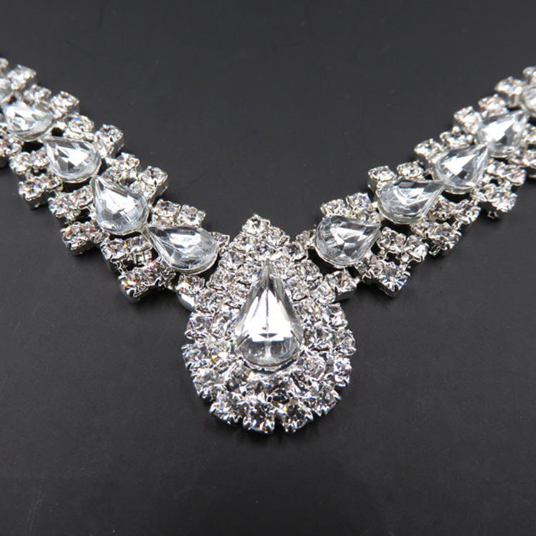 Wedding Accessories Earrings Set Drop Necklace Aliexpress