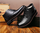 Misalwa  Quality Fashion  Men Leather Boots Waterproof Casual