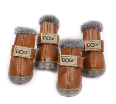 Dog Thick Snow Boots Keep Warm Teddy Autumn   Shoes