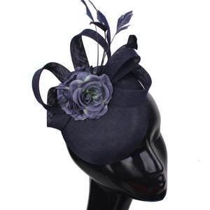Hair Accessories Feather Flower Hat