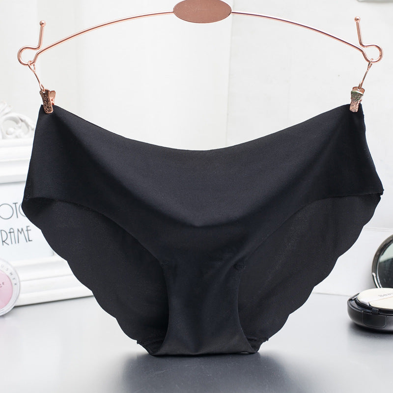 women's underwear wave waist low waist cotton briefs