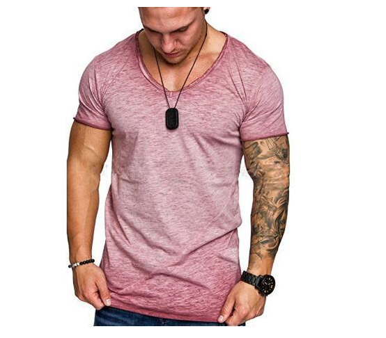 Alpscommerce short-sleeved round neck bottoming T-shirt men's shirt