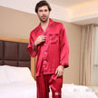 Alpscommerce sleeved pants suit two silk pajamas