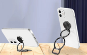 Compatible with Apple, Metal Mobile Phone Bracket Hidden Desktop Fold Ring Buckle Paste Portable Lift Tablet Ipad Lazy
