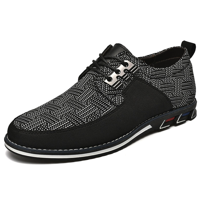 New Spot Autumn And Winter Printed Round Head Men's Business