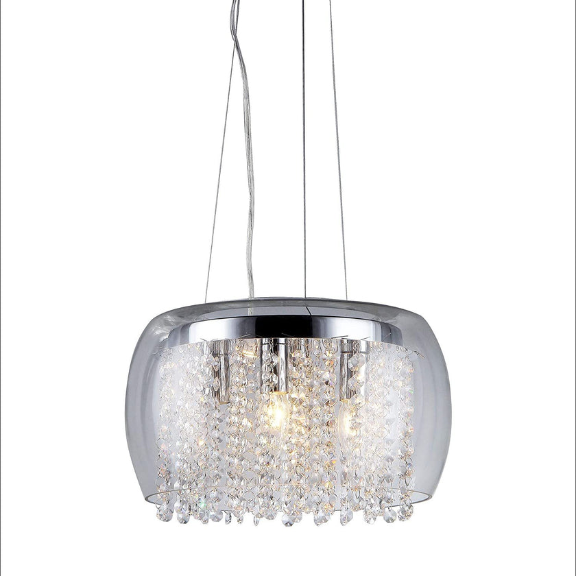 Nereids Chrome Chandelier light