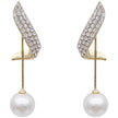 New Trendy High-end Earrings Retro Light Luxury Simple Earrings