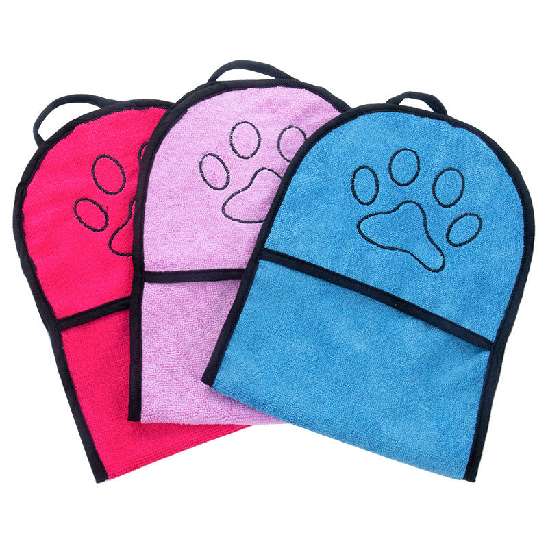 Dogs Cats Towels Super Absorbent Dog Bathrobe Microfiber Bath Towels Quick-Drying Cat Bath Towel For Pets Towel Dog Towels